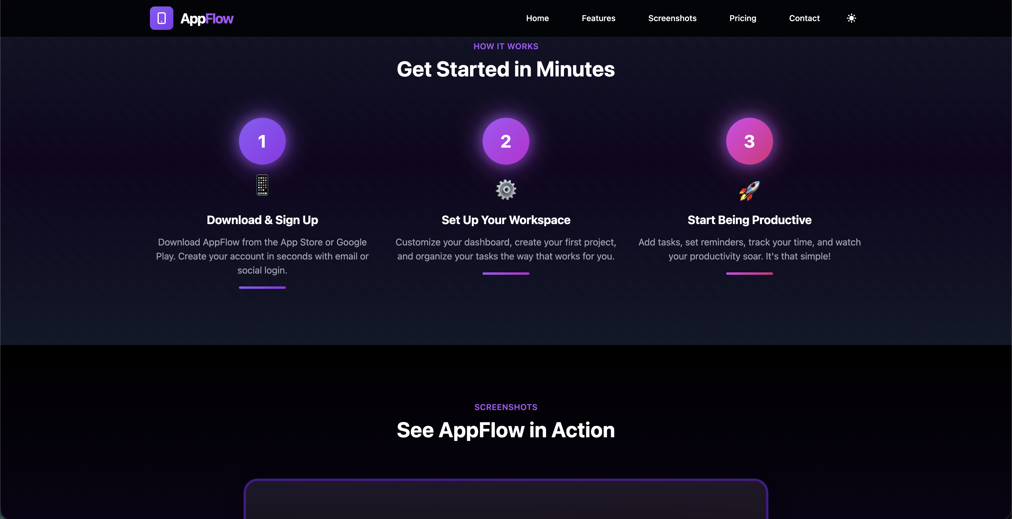 AppFlow Template Screenshot 4